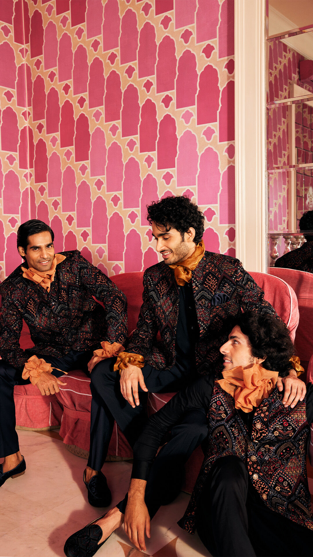 Men in Indo-Western Jacket Patterns